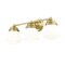 Z-Lite Vaughn Vanity, 3-Light, 7.75 In.W x 22.5 In.L x 9.5 In.H, Luxe Gold/Matte Opal 735-3V-LG - alternate 5